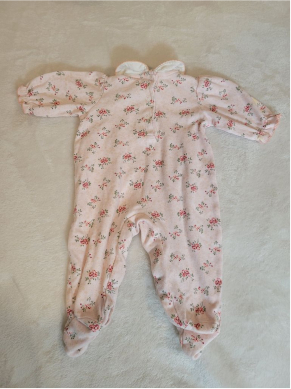 Laura Ashley & Vitamins Baby Floral Footie Sleeper Bundle 3-6M - Picture 4 of 10